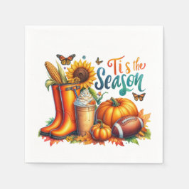 Die Jahreszeit Serviette