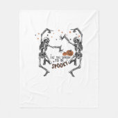 Die Jahreszeit, um Spooky Halloween unheimlich Ti Fleecedecke (Vorderseite)