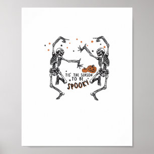 Die Jahreszeit, um Spooky Halloween unheimlich Ti Poster