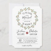 Die Jahreszeit | Weihnachtsfeier Einladung (Vorderseite)