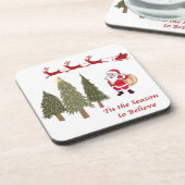 Die Jahreszeit zum Glauben an eine Getränkeuntersetzer (Linke Seite)