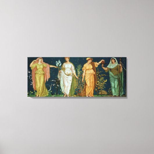 Die Jahreszeiten Leinwanddruck (Vorderseite)