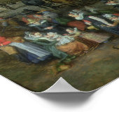 Die jährliche Pfarrmesse in Schelle, 1614 Poster (Ecke)