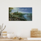 Die jährliche Pfarrmesse in Schelle, 1614 Poster (Küche)