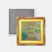 Die Japan-Brücke, Monet, Magnet (Vorderseite/Rückseite)