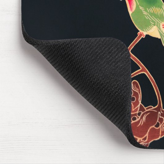Die japanische Abbildung des Paroquet-Buntbarts Mousepad (Ecke)