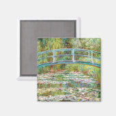 Die japanische Brücke 1899 Claude Monet Magnet (Vorderseite/Rückseite)