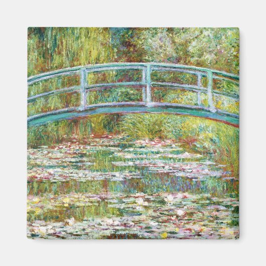 Die japanische Brücke 1899 Claude Monet Magnet (Vorne)
