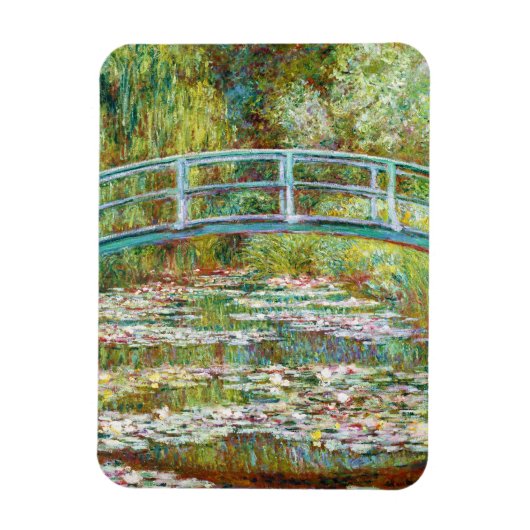 Die japanische Brücke 1899 Claude Monet Magnet (Vertikal)