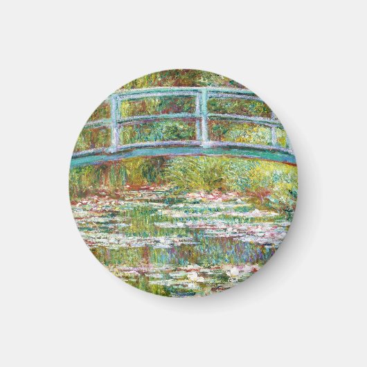 Die japanische Brücke 1899 Claude Monet Magnet (Vorne)