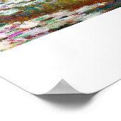 Die japanische Brücke 1899 Claude Monet Poster (Ecke)