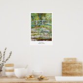 Die japanische Brücke 1899 Claude Monet Poster (Küche)
