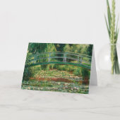 Die japanische Brücke | Claude Monet Card Karte (Vorderseite)