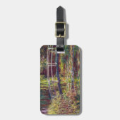 Die japanische Brücke Claude Monet cool, alt, Gepäckanhänger (Vorderseite vertikal)