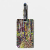 Die japanische Brücke Claude Monet cool, alt, Gepäckanhänger (Rückseite vertikal)