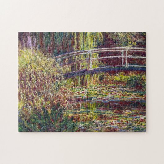 Die japanische Brücke Claude Monet cool, alt, Puzzle (Horizontal)