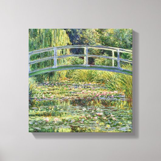 Die japanische Brücke Claude Monet Fine Art Leinwanddruck (Vorderseite)
