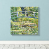 Die japanische Brücke Claude Monet Fine Art Leinwanddruck (Insitu (Holzboden))