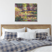 Die japanische Brücke Claude Monet Gemälde Leinwanddruck (Insitu (Schlafzimmer))