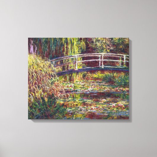 Die japanische Brücke Claude Monet Gemälde Leinwanddruck (Vorderseite)