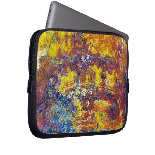 Die japanische Brücke Claude Monet Laptopschutzhülle (Vorne Rechts)