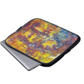 Die japanische Brücke Claude Monet Laptopschutzhülle (Vorne Knopf)