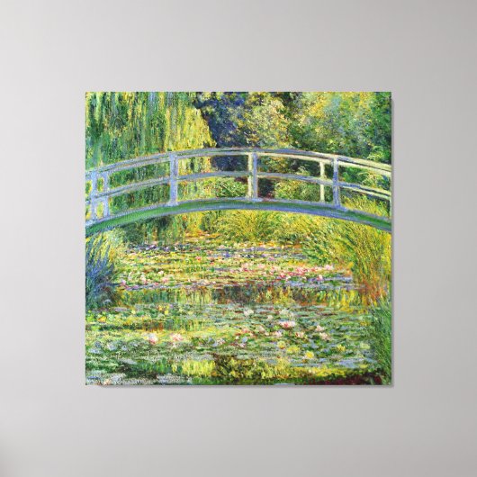 Die japanische Brücke - Claude Monet Leinwanddruck (Vorderseite)