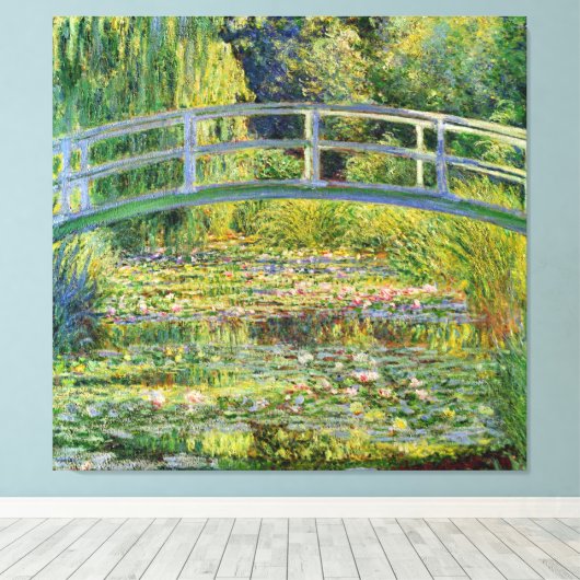 Die japanische Brücke - Claude Monet Leinwanddruck (Insitu (Holzboden))