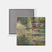 Die japanische Brücke Claude Monet Magnet (Vorderseite/Rückseite)