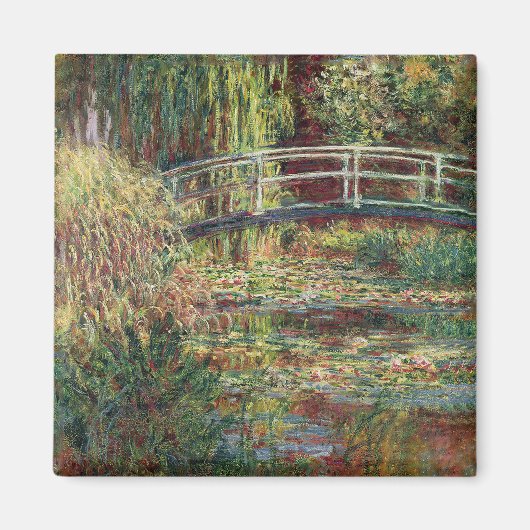 Die japanische Brücke Claude Monet Magnet (Vorne)
