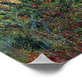 Die japanische Brücke Claude Monet Poster (Ecke)