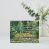 Die japanische Brücke | Claude Monet Postkarte (Stehend Vorderseite)