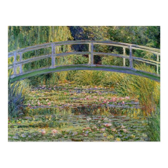 Die japanische Brücke durch Claude Postkarte Zazzle.de Die japanische Brücke durch Claude Postkarte Zazzle.de