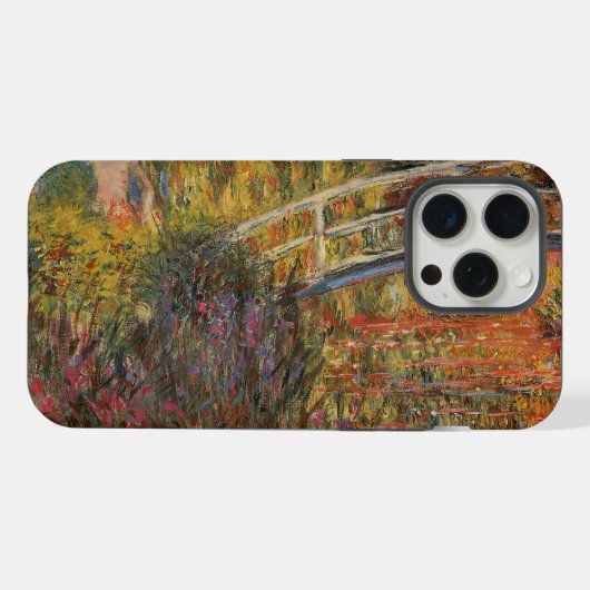 Die japanische Brücke oder der Lily Pond | Landsca iPhone Hülle (Rückseite (Horizontal))