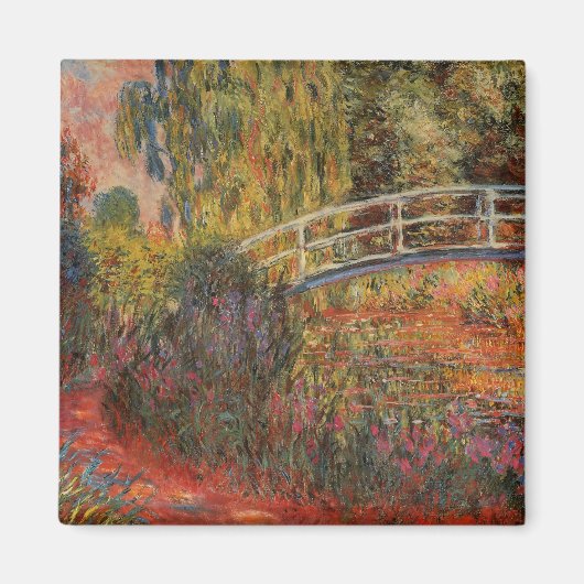 Die japanische Brücke oder der Lily Pond | Landsca Magnet (Vorne)