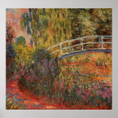 Die japanische Brücke oder der Lily Pond | Landsca Poster (Vorne)