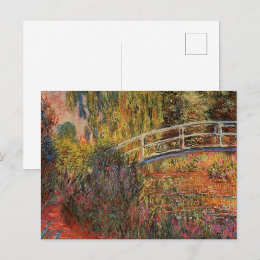 Die japanische Brücke oder der Lily Pond | Landsca Postkarte (Vorne/Hinten)