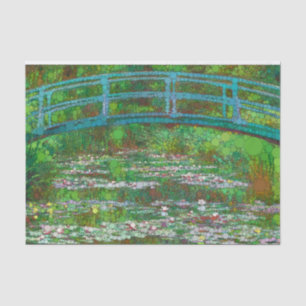 Die japanische Brücke von After Claude Monet Seidenpapier