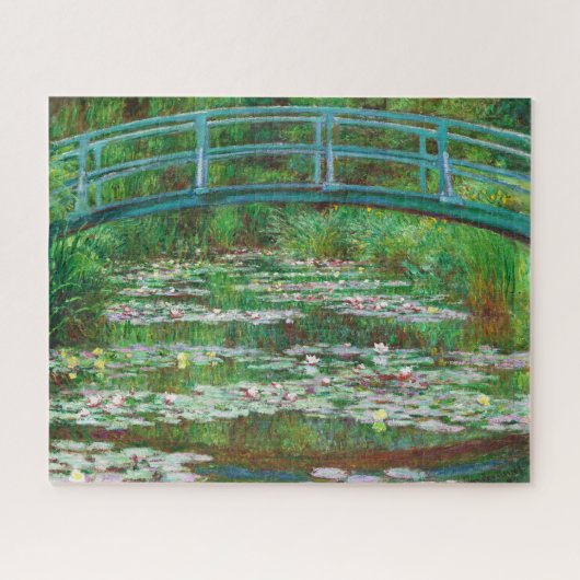 Die japanische Brücke von Claude Monet Puzzle (Horizontal)
