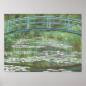 Die japanische Brücke von Monet (1899) Poster (Vorne)
