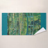 Die Japanische Brücke (Water-Lily Pond), Monet Badehandtuch (Badehandtuch)