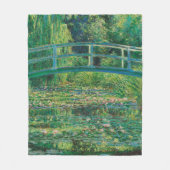 Die japanische Brücke (Water-Lily Pond), Monet Fleecedecke (Vorderseite)