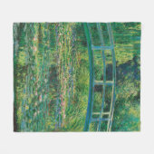 Die japanische Brücke (Water-Lily Pond), Monet Fleecedecke (Vorderseite (Horizontal))