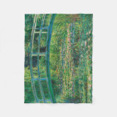 Die japanische Brücke (Water-Lily Pond), Monet Fleecedecke (Vorderseite)