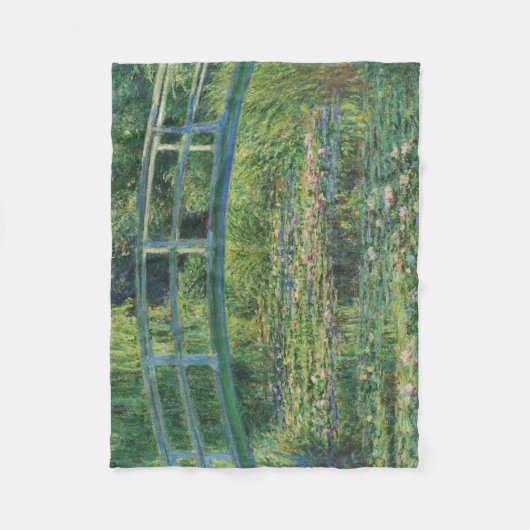 Die japanische Brücke (Water-Lily Pond), Monet Fleecedecke (Vorderseite)