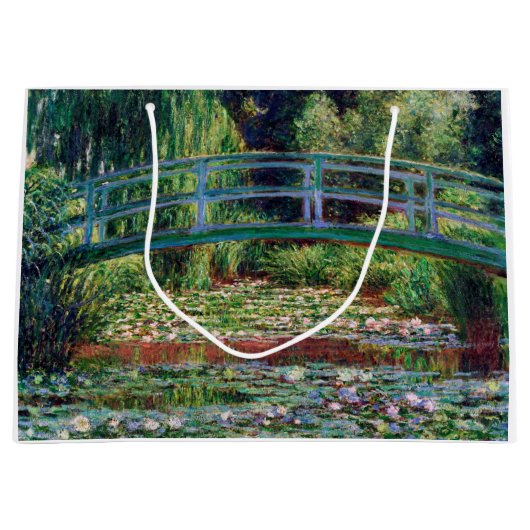 Die japanische Brücke (Water-Lily Pond), Monet Große Geschenktüte (Vorderseite)