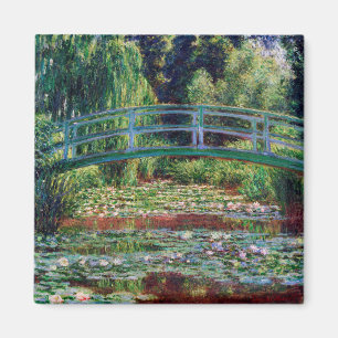 Die japanische Brücke (Water-Lily Pond), Monet Magnet