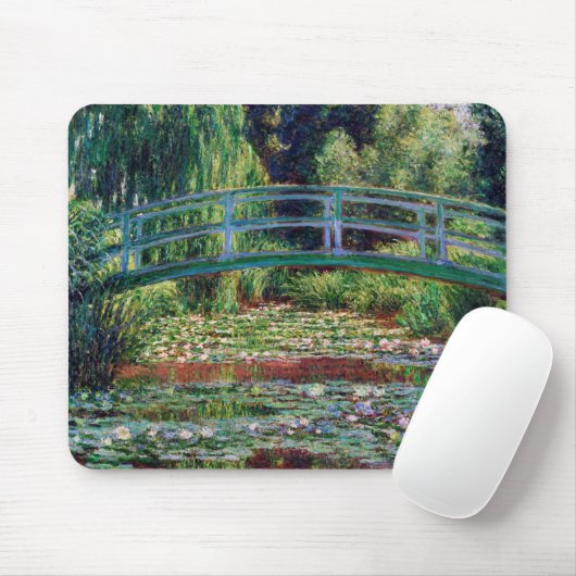 Die japanische Brücke (Water-Lily Pond), Monet Mousepad (Mit Mouse)