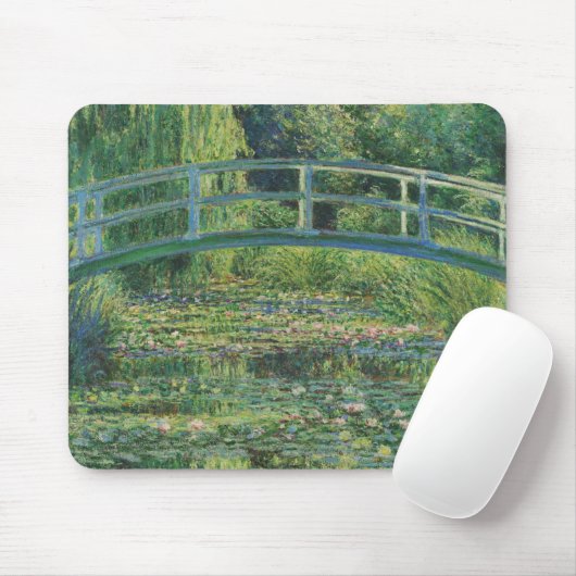 Die japanische Brücke (Water-Lily Pond), Monet Mousepad (Mit Mouse)