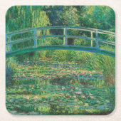 Die japanische Brücke (Water-Lily Pond), Monet Rechteckiger Pappuntersetzer (Vorderseite)